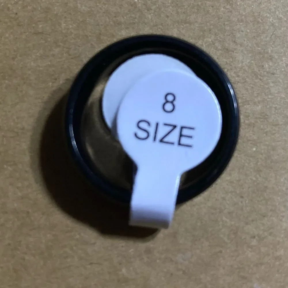 ☀️3/$9☀️ Black Stainless Steel Men’s Ring Size 8